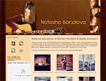 Tablet Screenshot of natashaborzilova.com